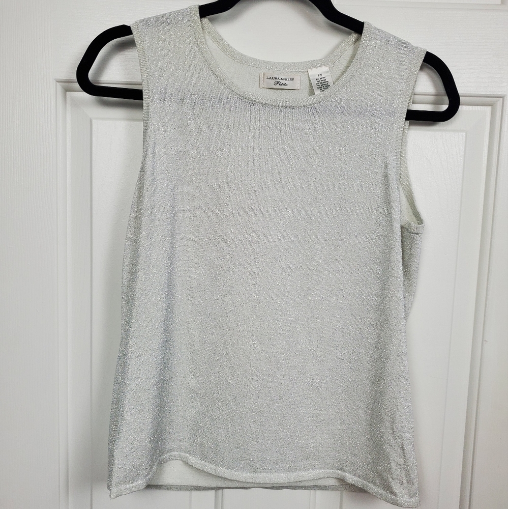 Laura Ashley Petite Medium Silver Tank
